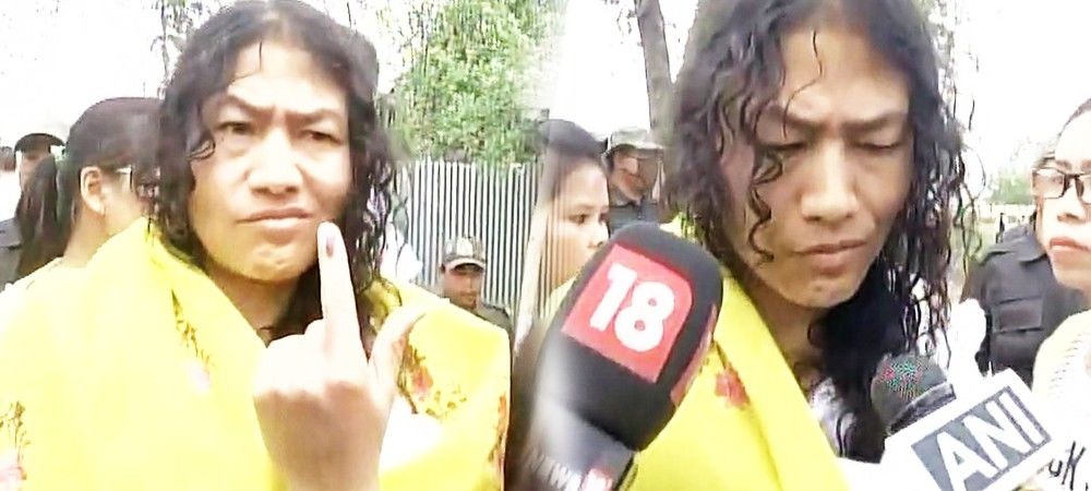 मणिपुर में सुबह 10 बजे तक 29 फीसदी हुआ मतदान, इरोम शर्मिला ने डाला वोट