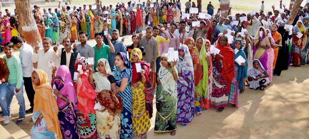 उत्तर प्रदेश विधानसभा चुनाव के अंतिम चरण में तीन बजे तक 51.69 फीसद वोट पड़े 