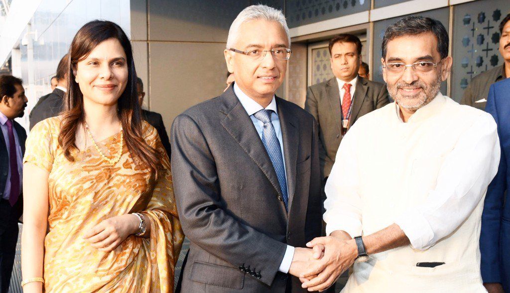 मॉरीशस के प्रधानमंत्री प्रविंद जगन्नाथ तीन दिवसीय दौरे पर भारत पहुंचे  