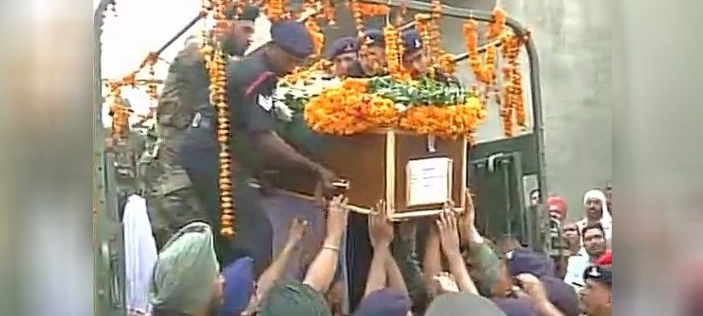 शहीद जवान मंदीप सिंह का पूरे राजकीय सम्मान से किया गया अंतिम संस्कार 