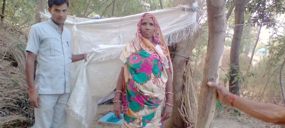 इस महिला ने सिर्फ 400 रुपए में बना लिया शौचालय
