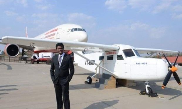अमोल ने बनाया स्वदेशी तकनीकी से एयरक्राफ्ट,नाम दिया ‘विक्‍टर टैंगो नरेंद्र मोदी देवेंद्र’ 