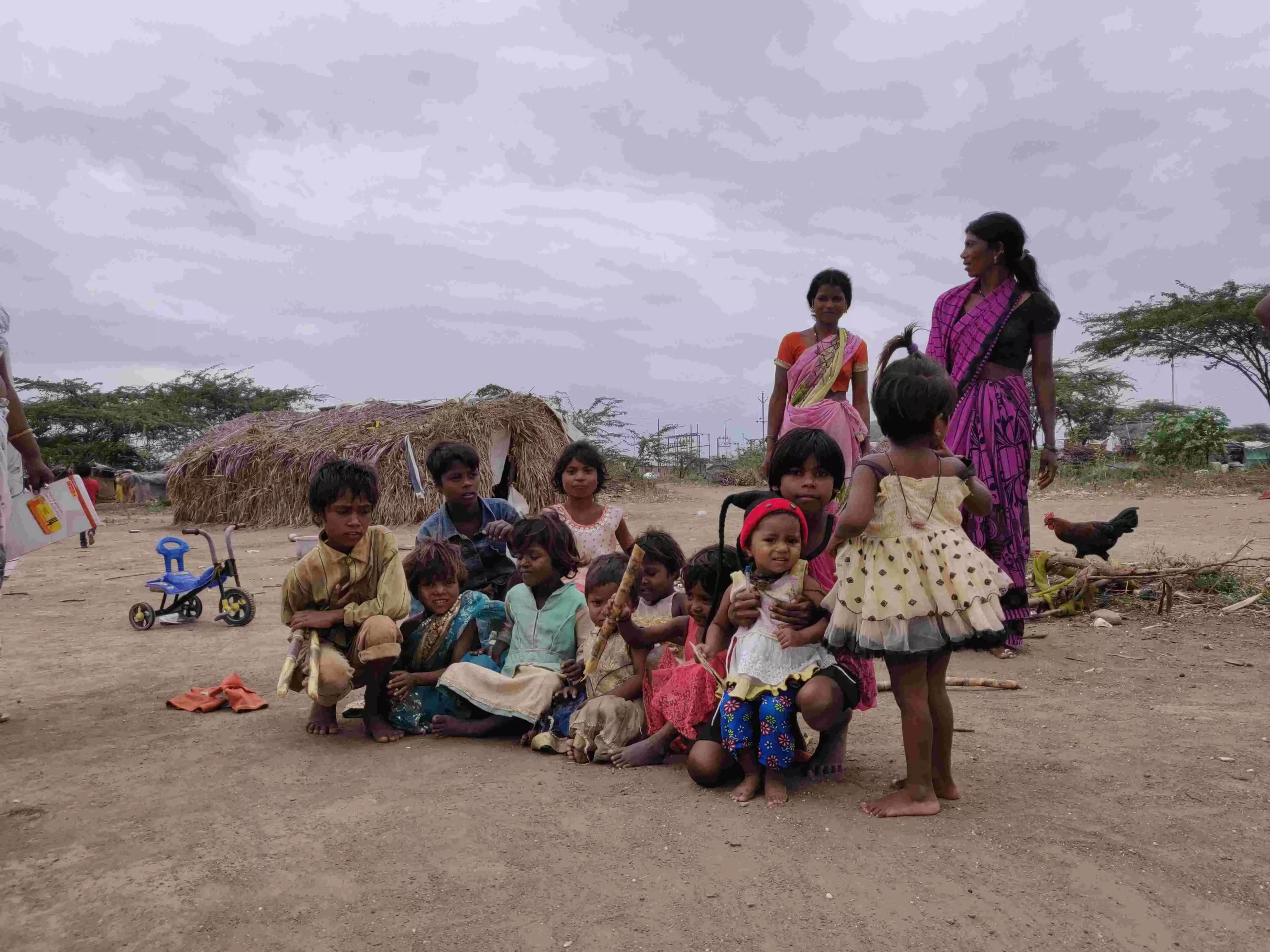 The hamlet does not have basic facilities like water supply, toilets, concrete houses or gas cylinders. Pic: Varsha Torgalkar 