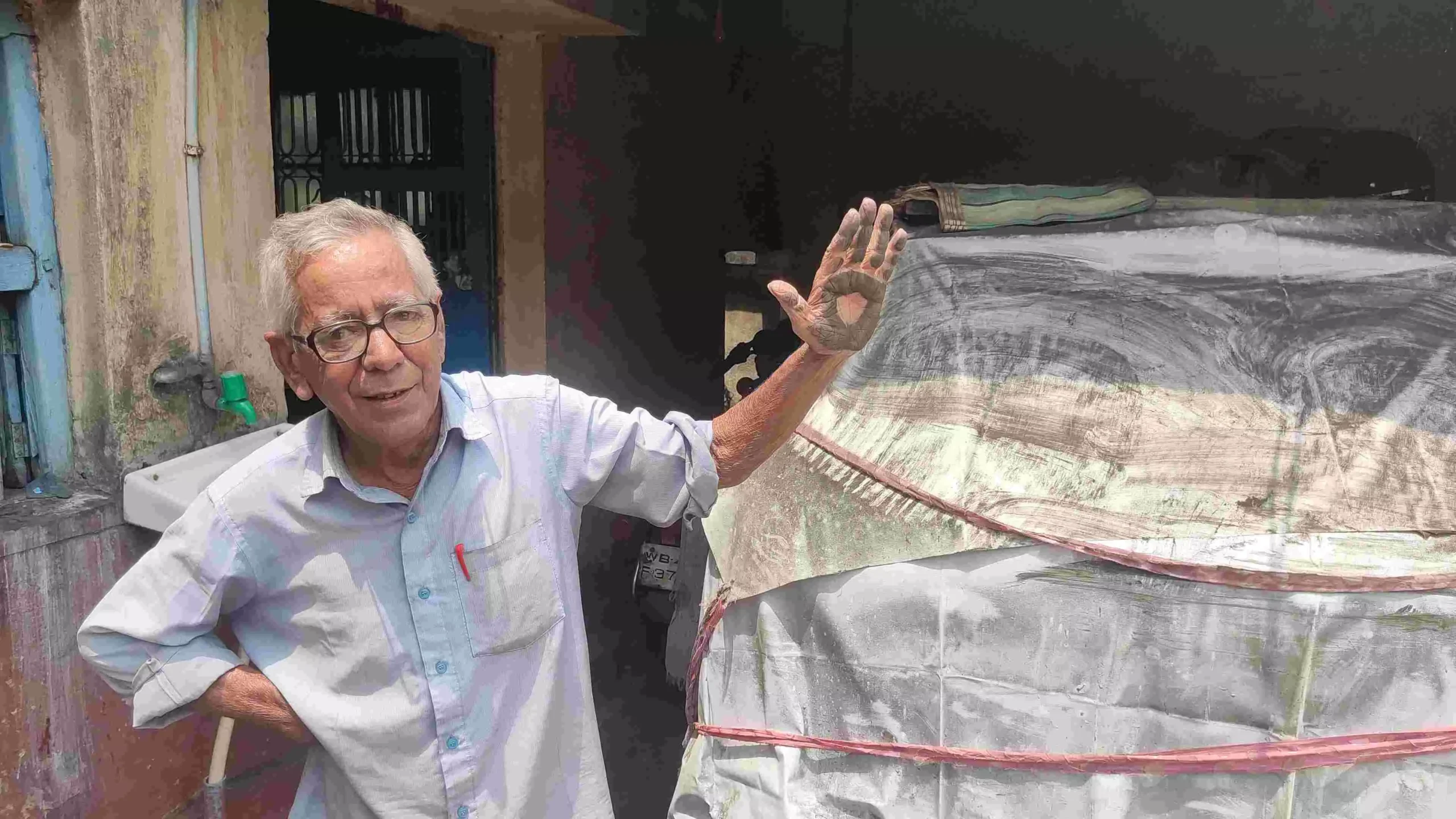 Villagers complain they are forced to eat and breathe black dust emanating from the nearby thermal power plant.