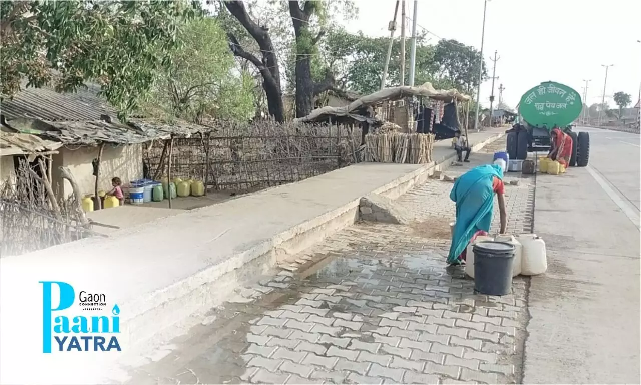Each tanker of water costs Rs 800 a day, which is paid for by the gram panchayat.