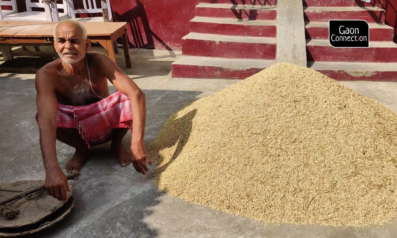 Farmers selling paddy to private traders and not at the procurement centres could add to the worries of the government. Farmers selling paddy to private traders and not at the procurement centres could add to the worries of the government.