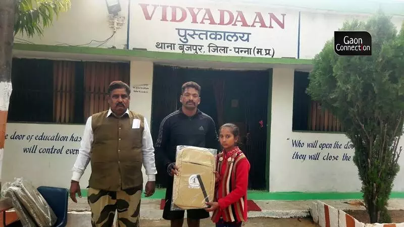 This centre of learning is called Vidyadan Pustakalay and almost 150 children from nearby villages visit it every day. This centre of learning is called Vidyadan Pustakalay and almost 150 children from nearby villages visit it every day.
