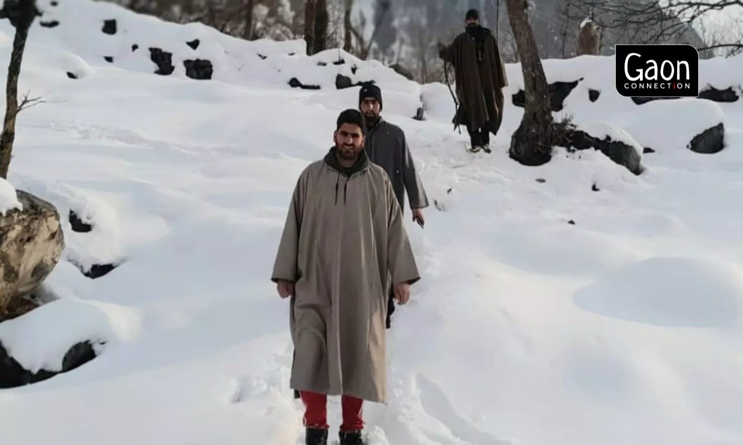 Moomin Ahmad Khan daily walks eight kilometres to teach the children as an educational volunteer. Moomin Ahmad Khan daily walks eight kilometres to teach the children as an educational volunteer.