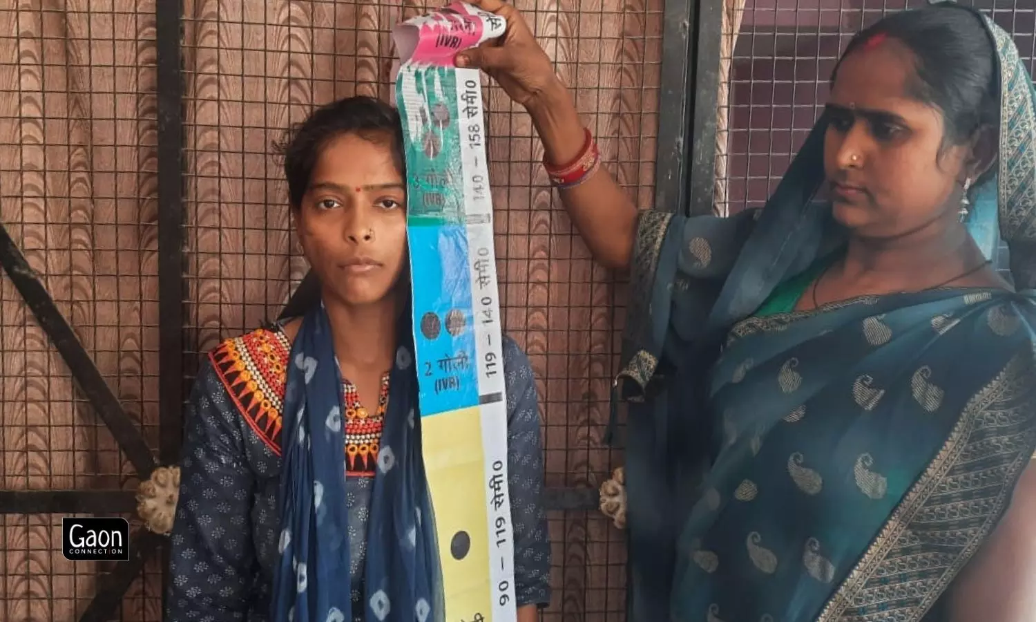 The ASHAs were handed over a measuring tape to administer Ivermectic tablets, based on peoples height. The ASHAs were handed over a measuring tape to administer Ivermectic tablets, based on peoples height.
