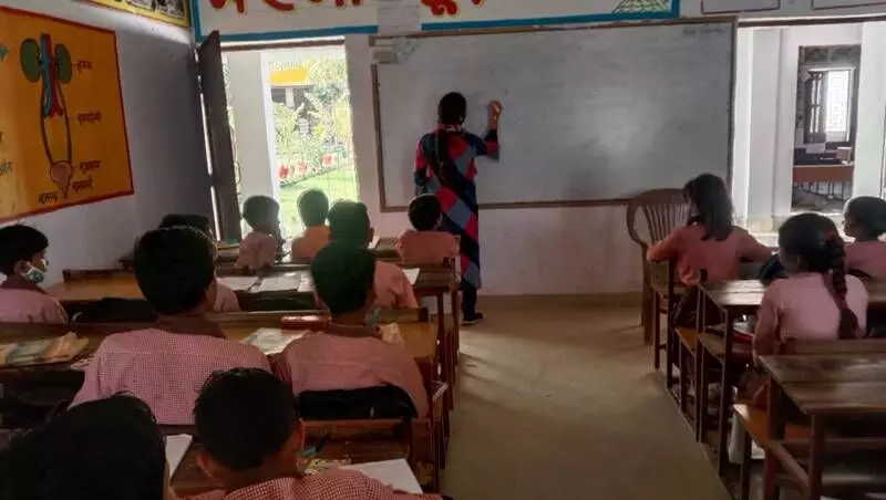 According to the principal, the effort is on to reconnect the children with old traditions and Indian culture and acquaint them with those flowers, shrubs and fruits that are used in religious rituals. According to the principal, the effort is on to reconnect the children with old traditions and Indian culture and acquaint them with those flowers, shrubs and fruits that are used in religious rituals.