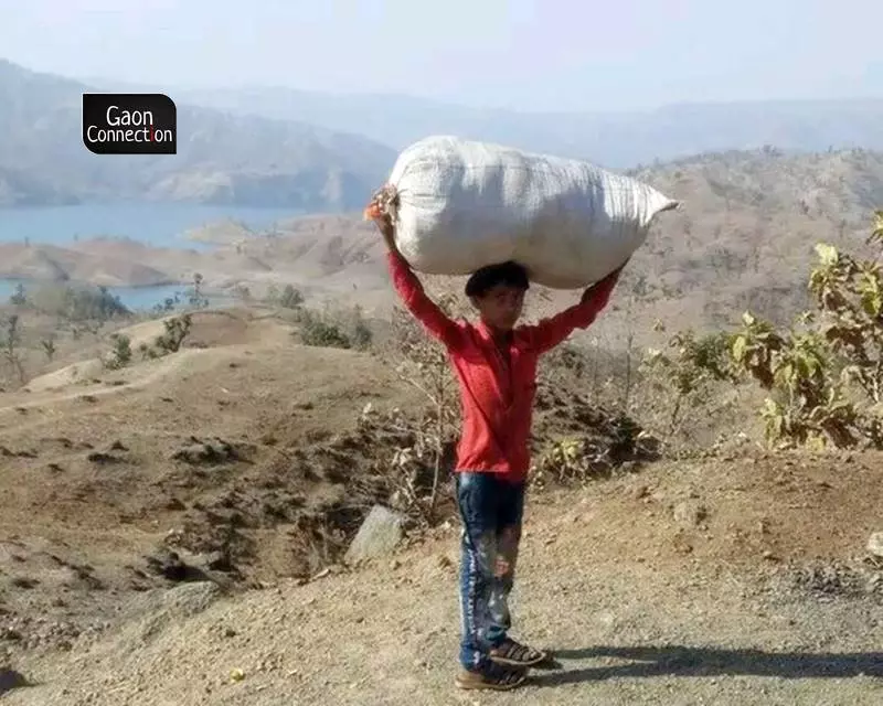 The trek to reach the government facilities on the other side of the river takes one full day. The trek to reach the government facilities on the other side of the river takes one full day.