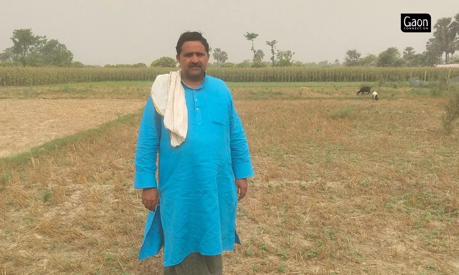 Vinod Kumar of Muzaffarpur says Due to hailstones I had already faced a lot of damage. Vinod Kumar of Muzaffarpur says Due to hailstones I had already faced a lot of damage.