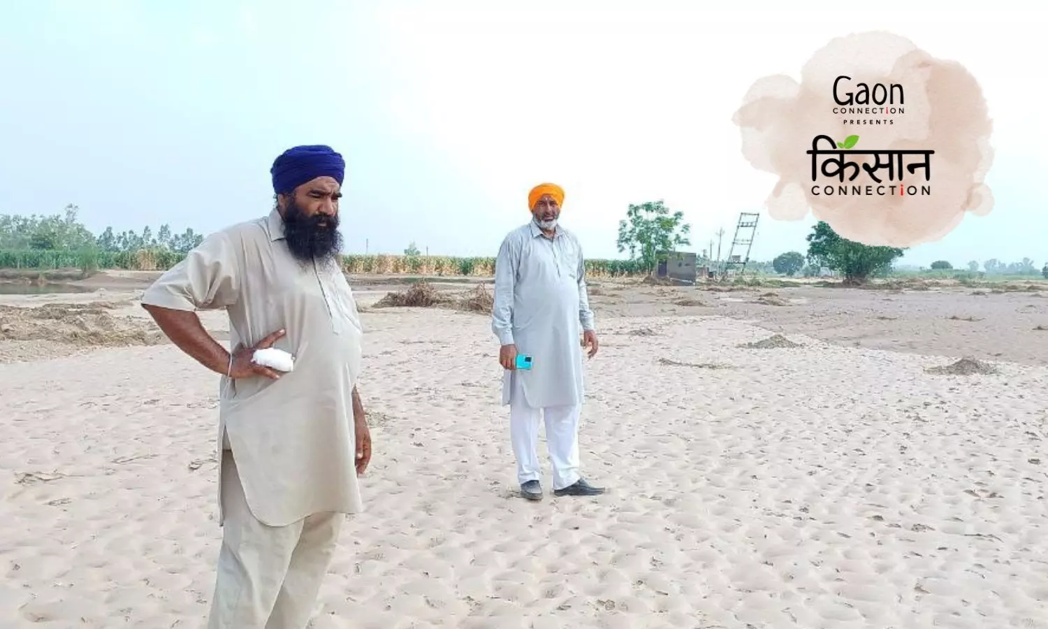 It is not the extent of flood which shocked the farmer on July 10 as much as the changed course of Tangri river. It is not the extent of flood which shocked the farmer on July 10 as much as the changed course of Tangri river.