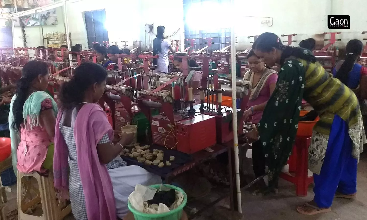 Kuni Dehury has trained about 500 women to use these the solar-powered machines and adopt the new technology for silk reeling. Kuni Dehury has trained about 500 women to use these the solar-powered machines and adopt the new technology for silk reeling.