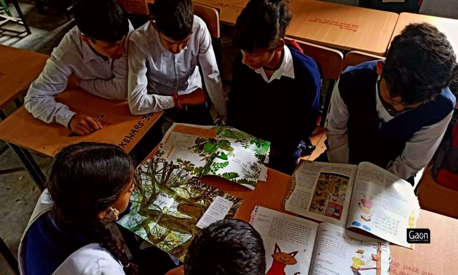 There are around 3,000 books including textbooks, books for competitive exams, poems, general knowledge, literature, science and picture books. There are around 3,000 books including textbooks, books for competitive exams, poems, general knowledge, literature, science and picture books.
