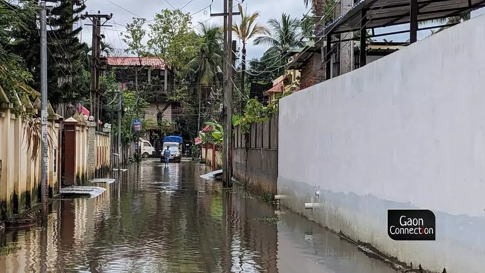 An intricate network of rivers and beels (wetlands) forms the natural drainage system of Guwahati city on the banks of the Brahmaputra river.