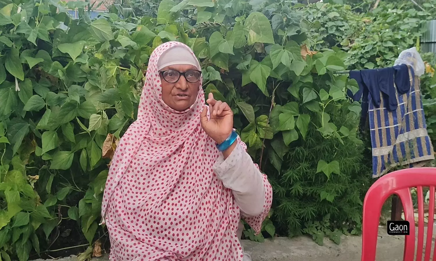 Zoona Begum, a 78-year-old Dai who has been hand holding the women at the time of birth through the entire process. Zoona Begum, a 78-year-old Dai who has been hand holding the women at the time of birth through the entire process.