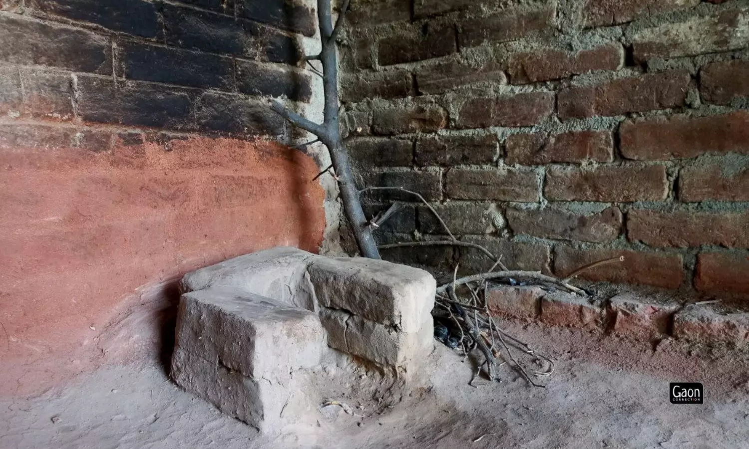 The chulha looks as if it is mourning the death of the sole breadwinner of the house. The chulha looks as if it is mourning the death of the sole breadwinner of the house.