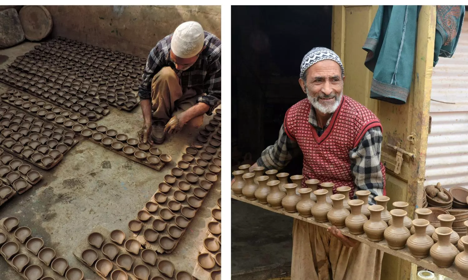 The diyas made by Kumar are in great demand and he also receives bulk orders from neighbouring districts like Jammu as well as from Himachal Pradesh. The diyas made by Kumar are in great demand and he also receives bulk orders from neighbouring districts like Jammu as well as from Himachal Pradesh.