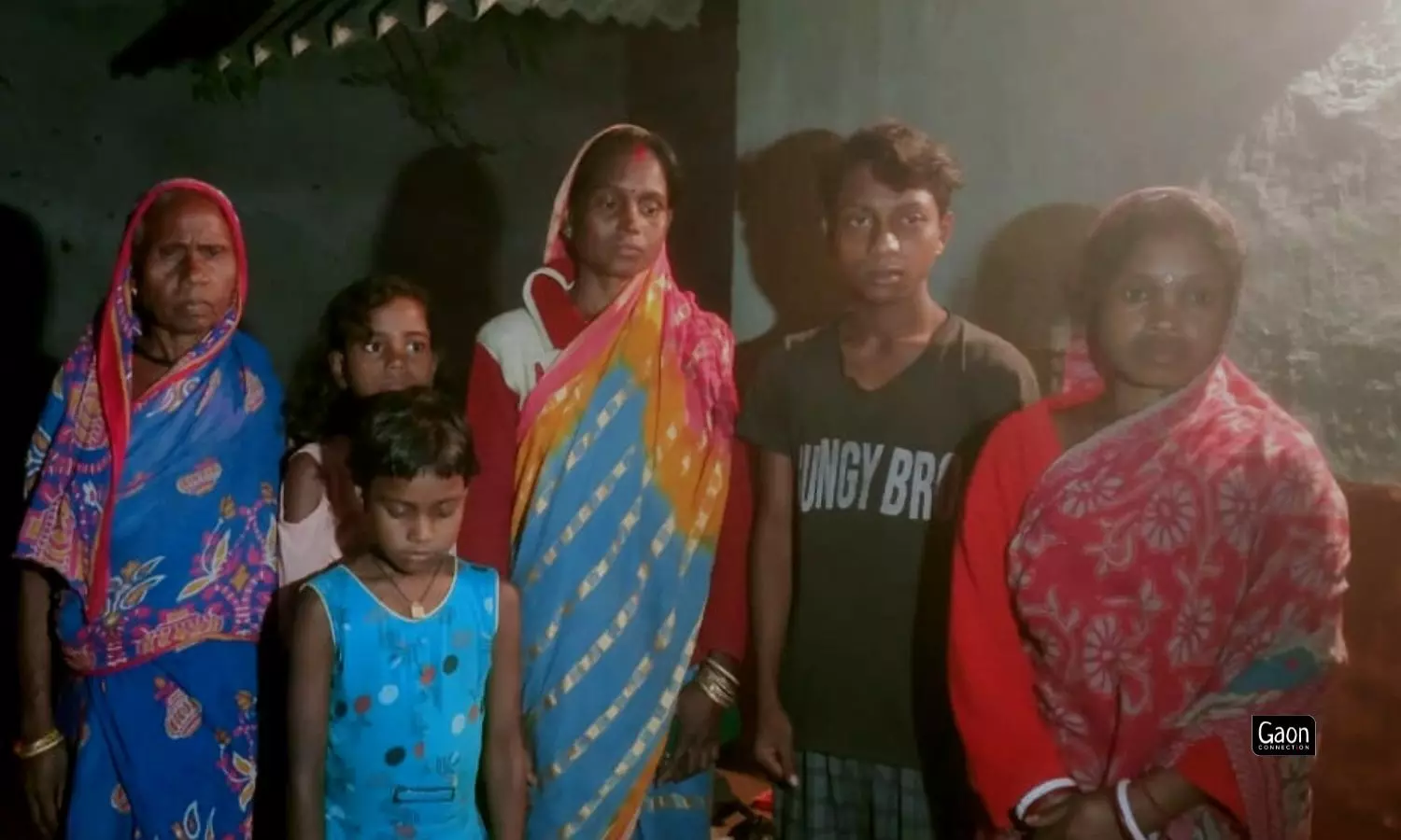 Gunodhar Nayeks family at their house. Gunodhar Nayeks family at their house.
