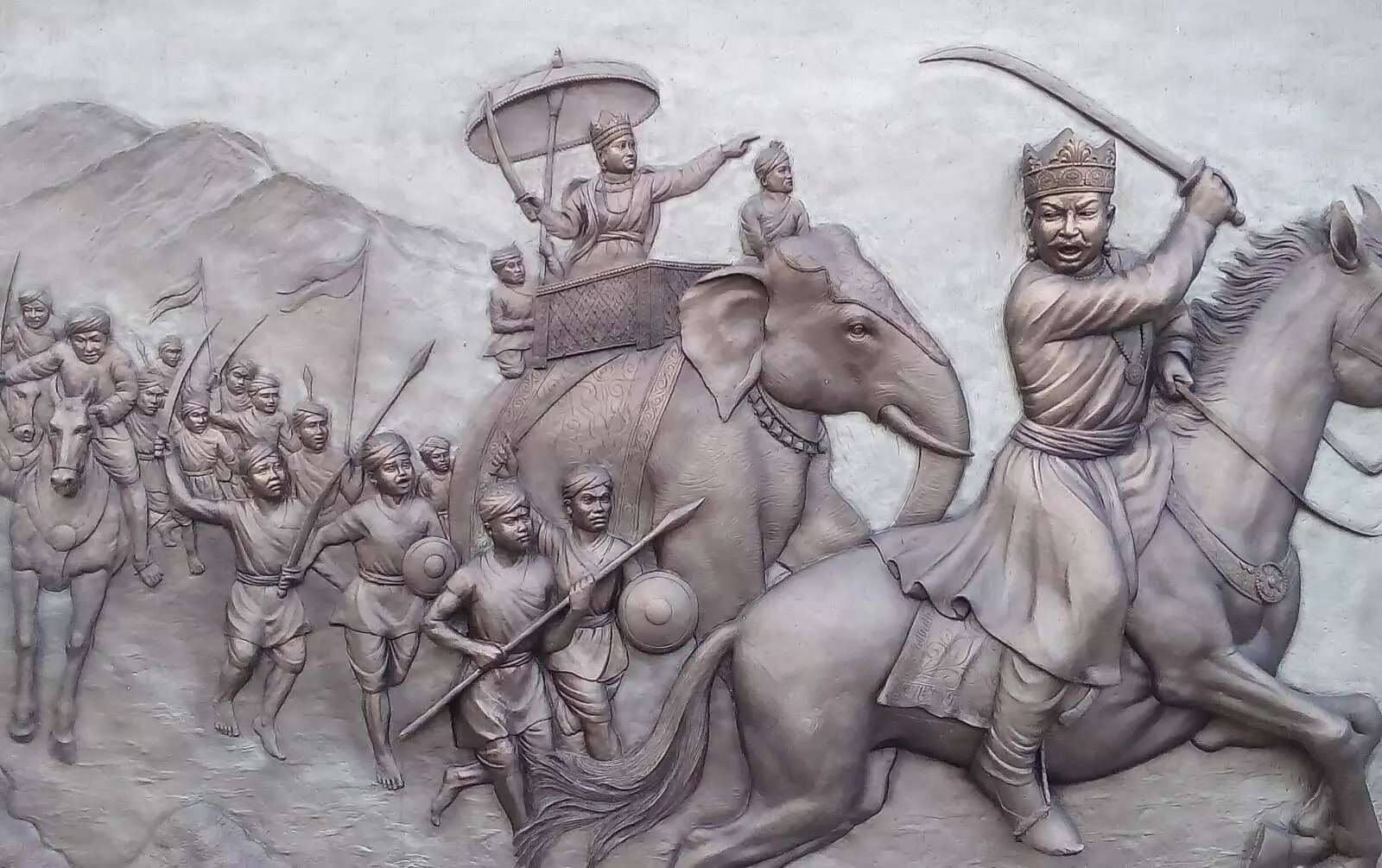 A year after leading the Ahom army at Saraighat, Borphukan died due to illness in 1672. A year after leading the Ahom army at Saraighat, Borphukan died due to illness in 1672.