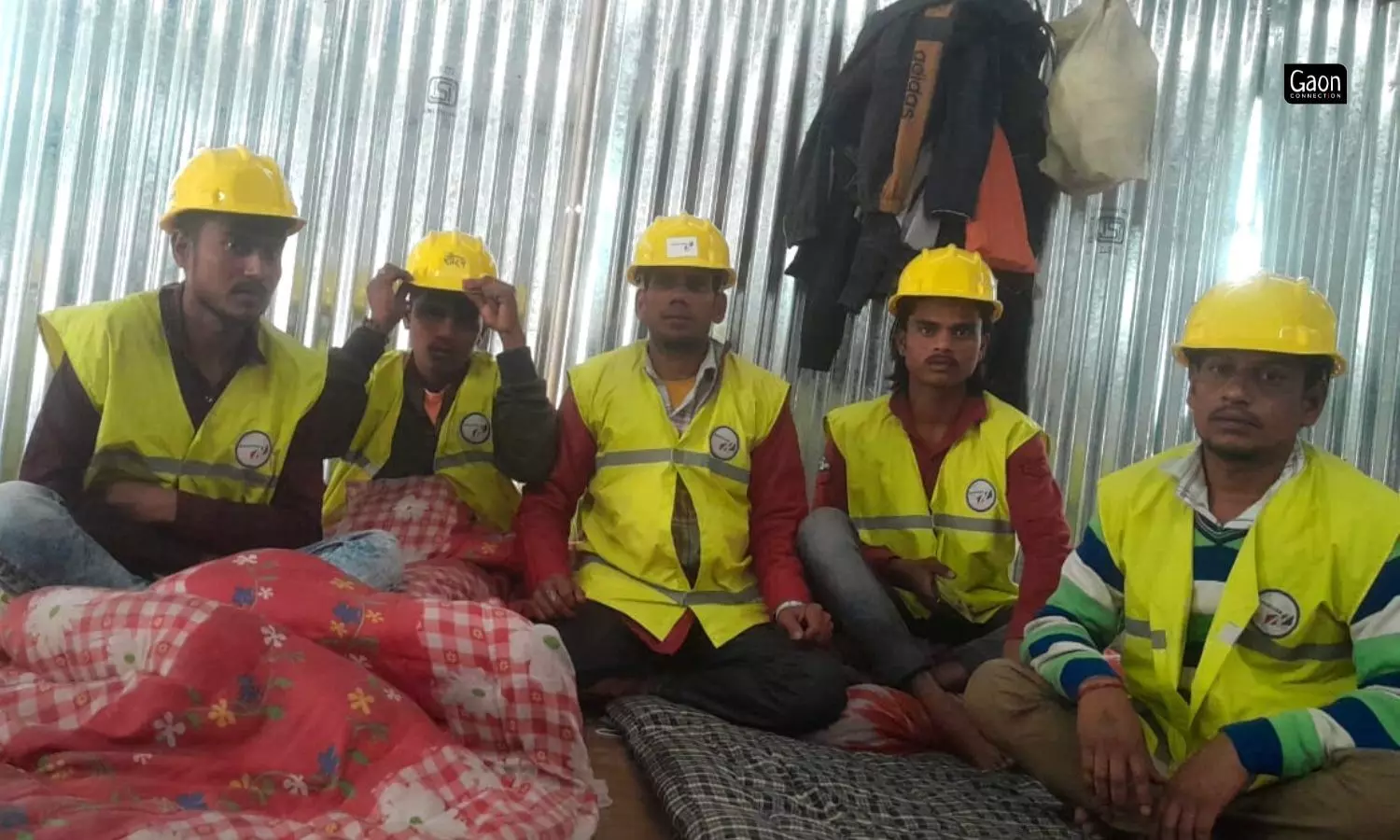 Rat hole miners after successfully rescuing the trapped workers. Rat hole miners after successfully rescuing the trapped workers.