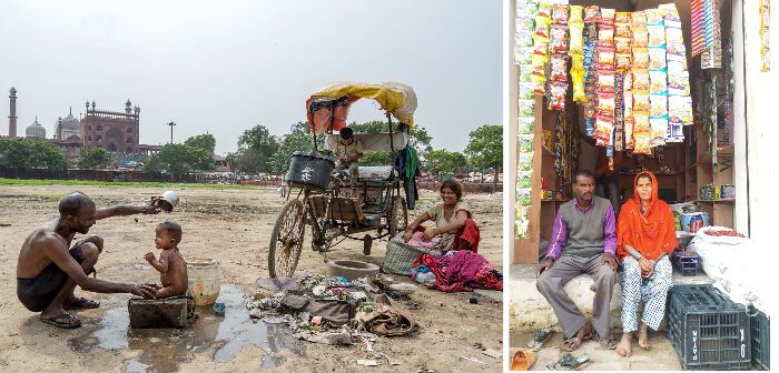 The before and after picture. Photo credit: Vicky Roy 