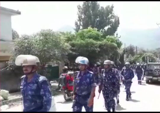 The Rapid Action Force (RAF) has been deployed in Poonch. Pic: ANI