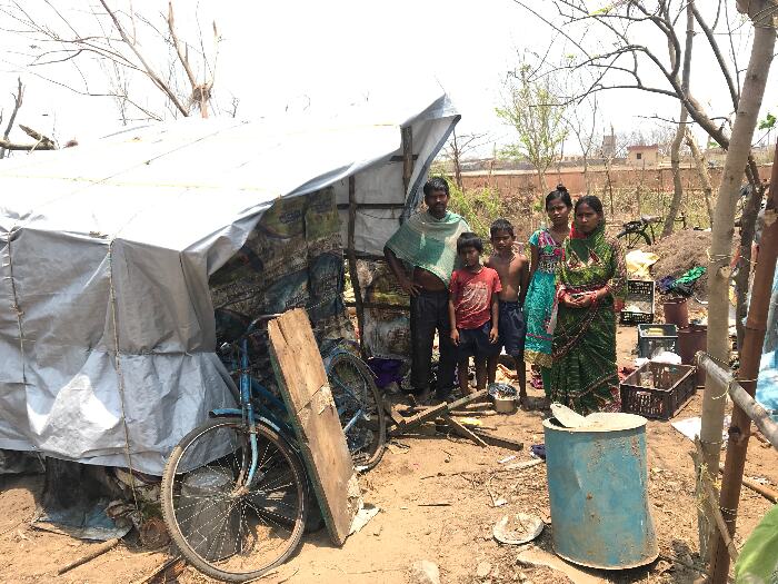 35-year-old Kapila Behera, an ice-cream seller, was aware of the approaching cyclone, but never imagined the strength of Fani and stayed back in his bamboo and thatch roof hut in Harchandi basti in Puri, Odisha. His wife and three kids went off to a cyclone shelter. Behera claims he has seen 'pralay' and still can't believe he did not die when Fani hit his hutment with full force and blew it away. Pic: Nidhi Jamwal