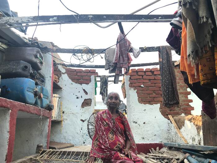 A 'home' of a fisherwoman in Paintakota, Puri. Pic: Nidhi Jamwal